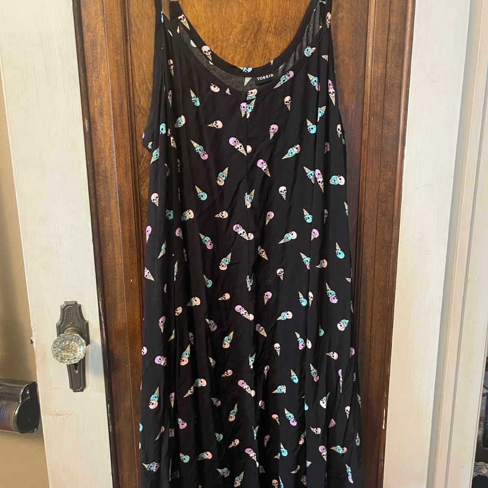 Torrid Skeleton Ice Cream Dress